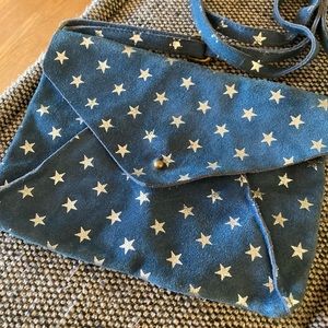 Blue Sueded Leather Bag/Purse 🥸
